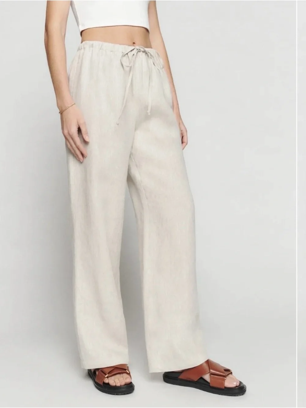 Reformation Olina Linen Pant